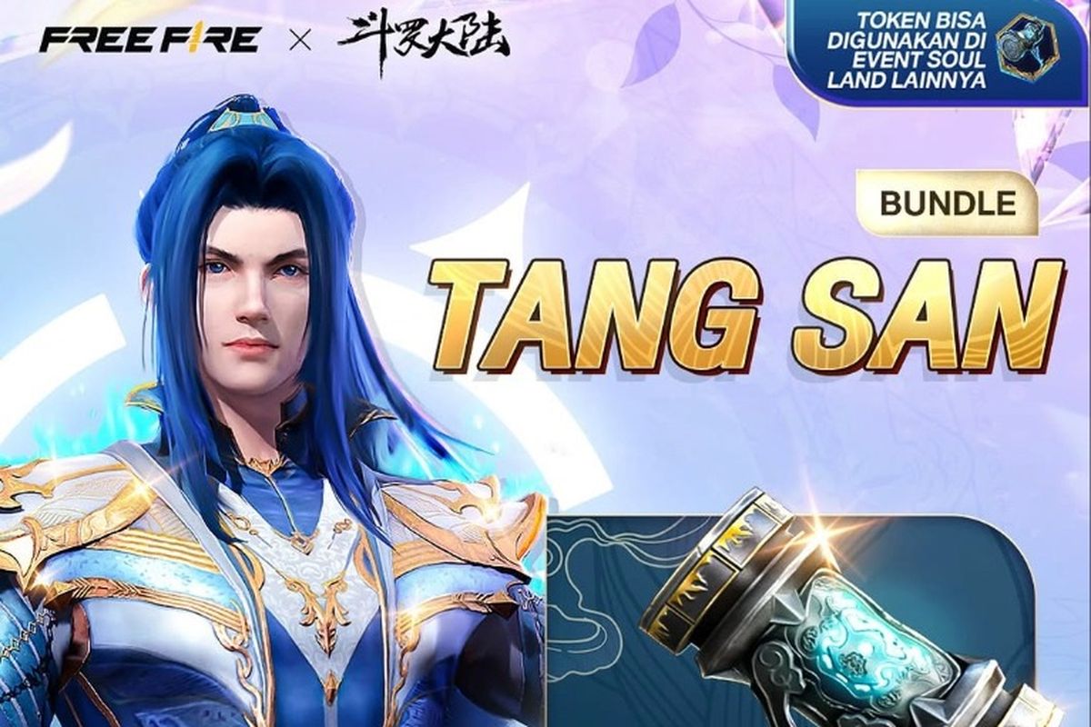Google Play, voucher, Free Fire, top up ff, DANA, Soul Land, Douluo Dalu, Bundle Tang San, Kolaborasi dengan Soul Land, Ini Cara Dapatkan Voucher Rp 10.000 untuk Bundle Tang San di Free Fire