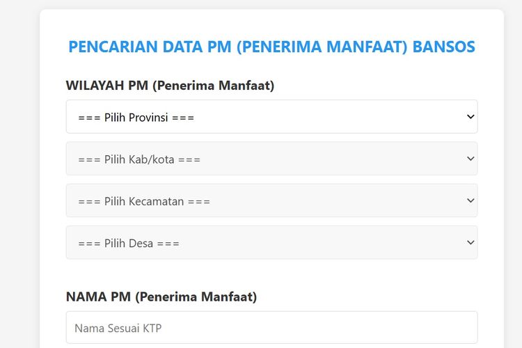 BPNT, bansos kemensos, cek bansos, cek bansos kemensos, Cek Bansos Kemensos, PKH dan BPNT Cair Bulan Ini, Klik bansos.kemensos.go.id