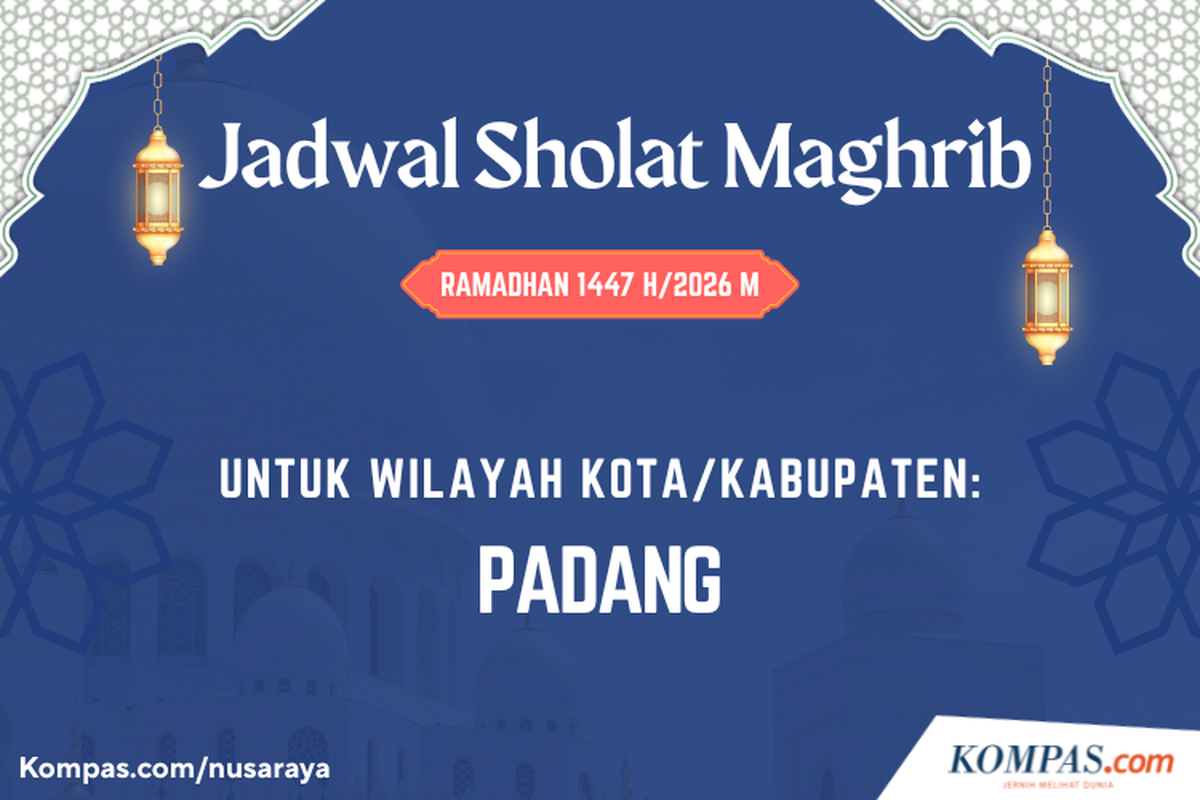 Jadwal Shalat Maghrib Kota Padang Selama Ramadhan 2026