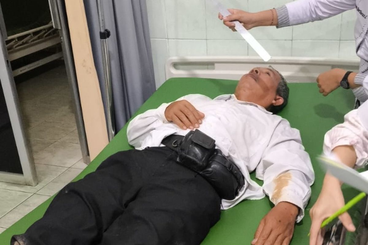 Merangin, guru dipukul, guru dianiaya, guru smpn 32 merangin, Guru SMPN 32 Merangin Dianiaya Penambang Emas Ilegal, Siswa Berlarian Ketakutan