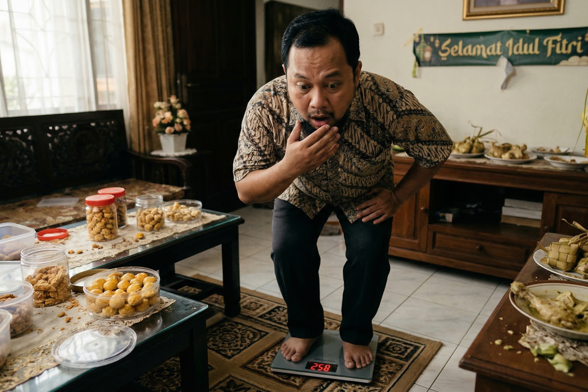 kue Lebaran, kenaikan berat badan, Lebaran, nastar, berat badan naik setelah Lebaran, Menkes Ingatkan Berat Badan Bisa Naik Setelah Lebaran, Ini Penyebabnya, Kue Lebaran tinggi kalori tanpa disadari, Tidak mengenyangkan tapi mudah kebablasan, Perubahan pola makan setelah puasa, Tips agar berat badan tetap terjaga