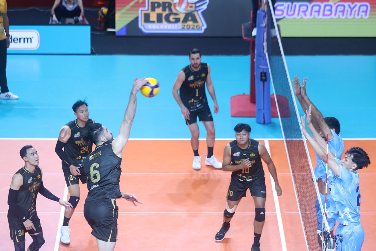 Foolad Sirjan, Jakarta Garuda Jaya, Jakarta Bhayangkara Presisi, Muhammad Haikal, Tedi Oka, Kalah dari Wakil Iran, Garuda Jaya Gagal Ikuti Bhayangkara Presisi ke Semifinal AVC Champions League 2026