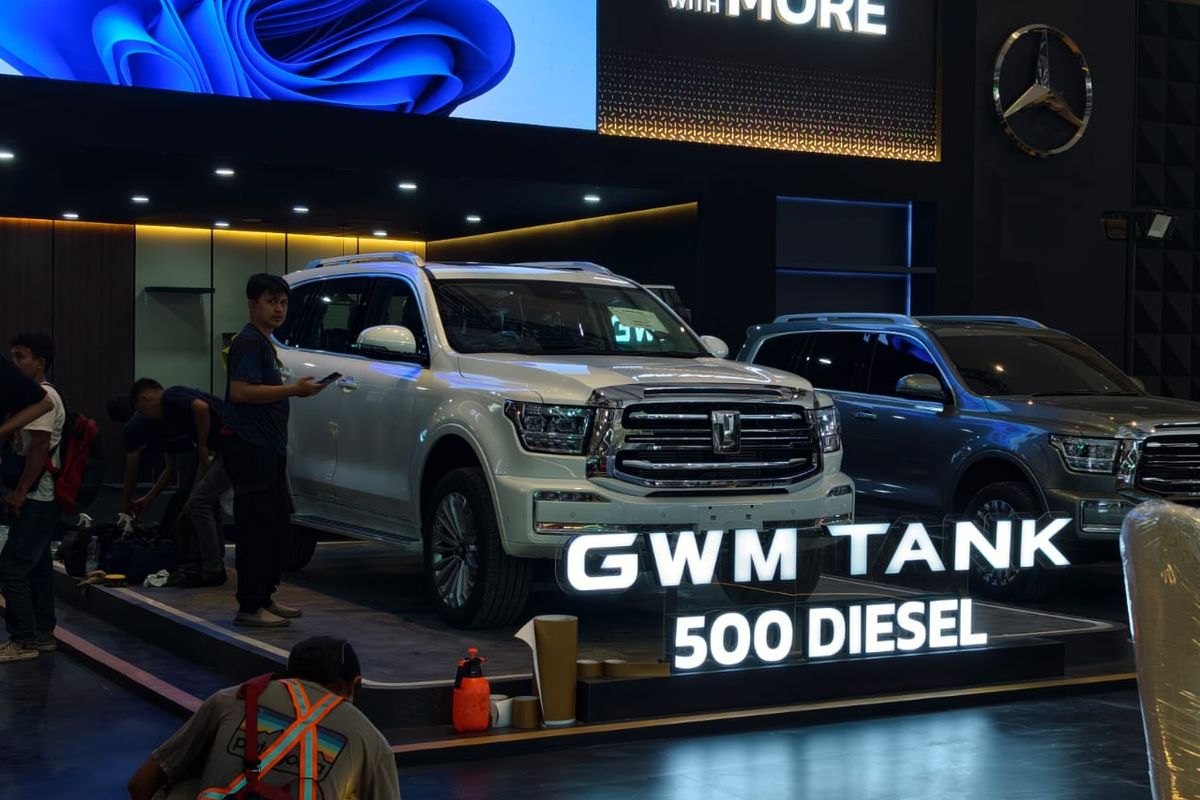 Tank 500, Jelang IIMS 2026, GWM Parkir Tank 500 Diesel
