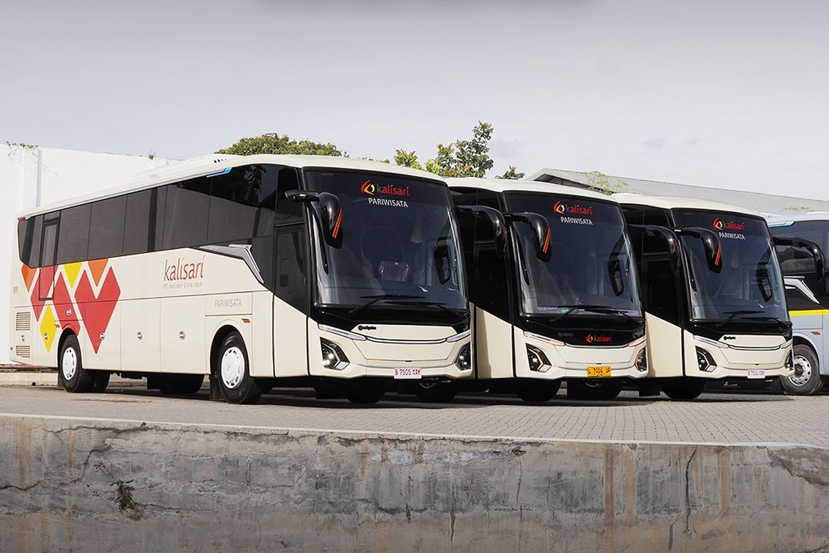 Jetbus 5, Bodi bus, bus pariwisata, bus baru, bodi bus, PO Kalisari Citra Jaya, Tiga Bus Jetbus 5 MHD Perkuat Layanan Pariwisata PO Kalisari