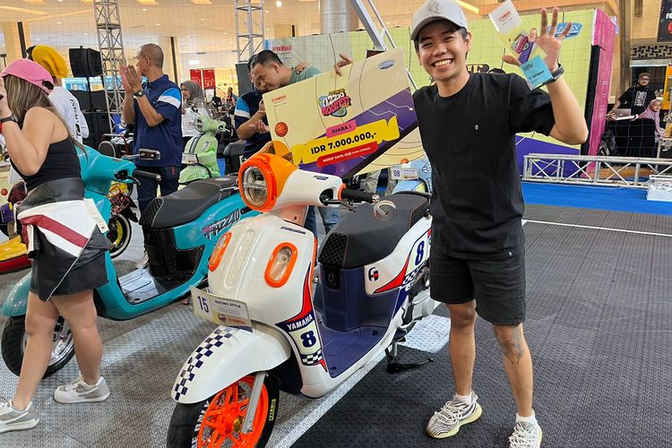 Yamaha Fazzio, Matic Cub, Fazzio Modifest, Skutik kalcer, Fazzio Modifest 2025, Matic Cub Karya Elmo Jadi Yamaha Fazzio Paling Kalcer di Makassar