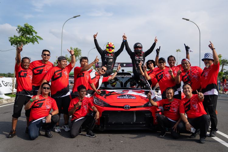 Toyota, GR Yaris, TGRI, Kejurnas Sprint Rally, GR Yaris Rally2 Bawa TGRI Kuasai Seri Perdana Kejurnas Sprint Rally