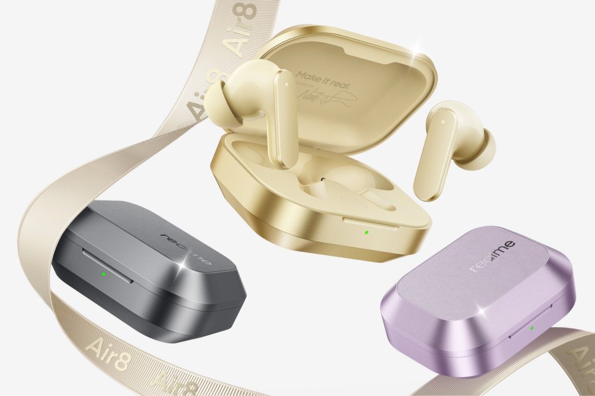 Realme Buds Air 8, Realme Buds Air 7, TWS murah, IP55, Harga Realme Buds Air 8, TWS Bluetooth, TWS Murah Realme Buds Air 8 Resmi, Bawa ANC dan Baterai hingga 58 Jam