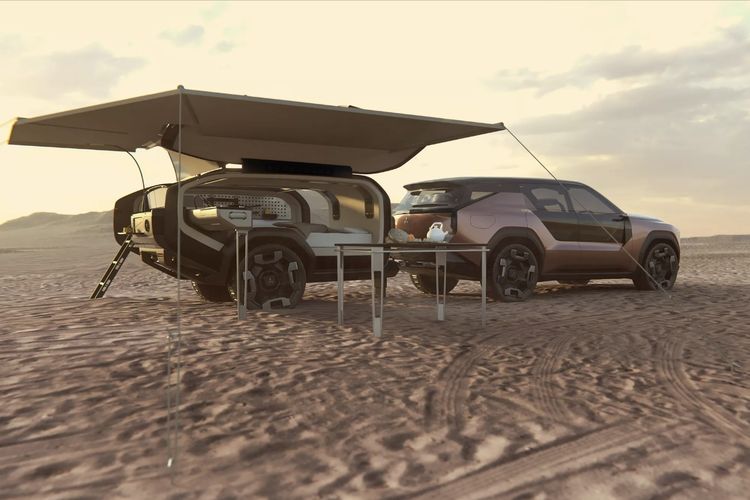 mobil konsep, Mitsubishi, SUV konsep, Japan Mobility Show, Mitsubishi Elevance Concept, Mitsubishi Elevance Konsep: SUV PHEV untuk Pecinta Camping