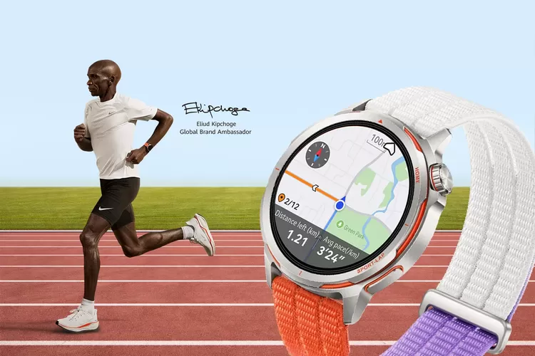 Huawei, lari, Eliud Kipchoge, Watch GT Runner 2, Huawei Watch GT Runner 2 Resmi di Indonesia, Smartwatch Pelari dengan GPS Lebih Akurat