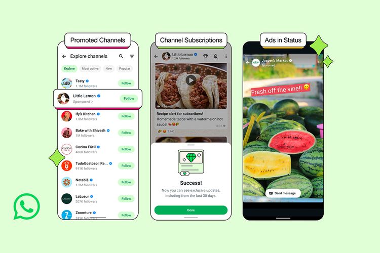 WhatsApp, iklan, Iklan, Status WA, fitur baru whatsapp, WhatsApp Kini Munculkan Iklan di Status WA