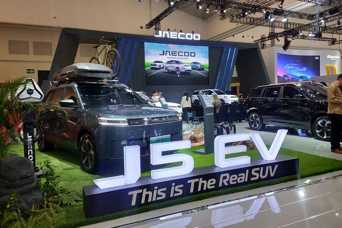 pameran otomotif, Jaecoo, J5 EV, GJAW 2025, Jaecoo J5, Jaecoo Hadir di GJAW 2025, Bawa J5 EV