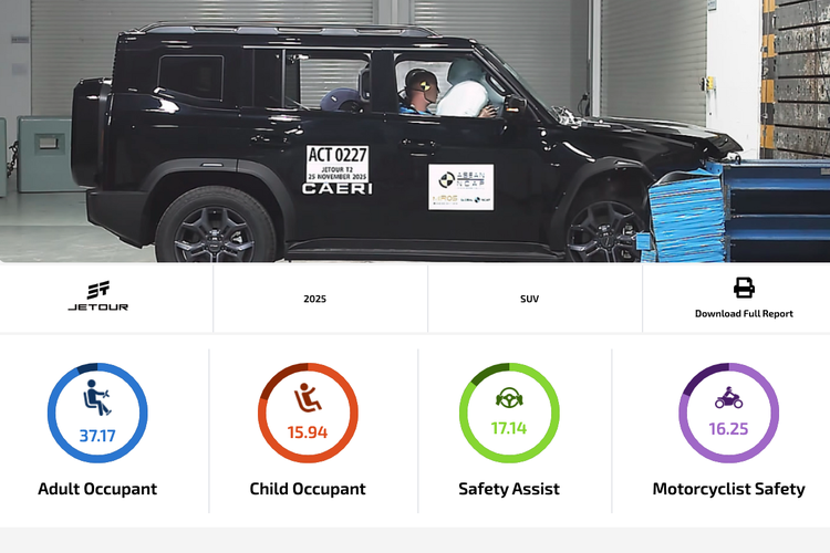 Jetour, Jetour T2, ASEAN NCAP, NCAP, mobil, Penjelasan Jetour T2 Bisa Terbakar, Meski Kantongi 5 Bintang NCAP