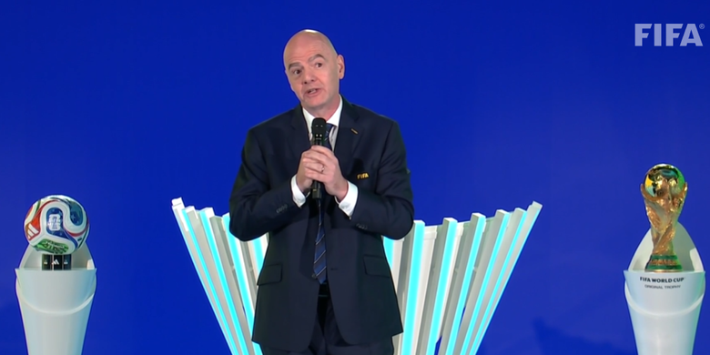 Piala Dunia 2026, Hak Siar, FIFA, Piala Dunia, Gianni Infantino, CCTV, Terancam Tak Bisa Nonton Piala Dunia 2026, Hak Siar di India dan China Belum Deal