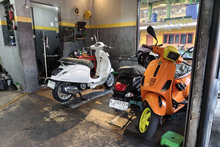 Vespa matik, servis Vespa, Periode Servis Vespa Matik untuk Harian: 2.000 Km atau 2 Bulan Sekali