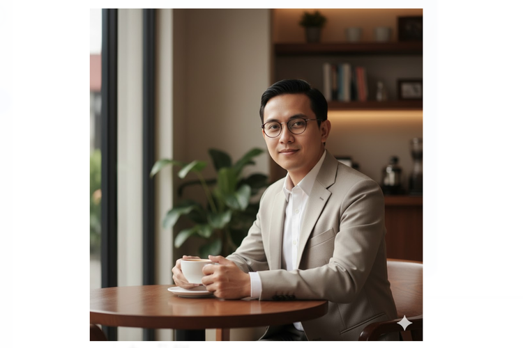 Gemini AI, Gemini AI foto di kafe, foto Gemini AI di kafe, Salinan teks foto Gemini AI di kafe, Kata-kata Gemini AI foto di kafe, 20 Contoh Prompt Gemini AI Foto Elegan di Kafe Estetik yang Menarik