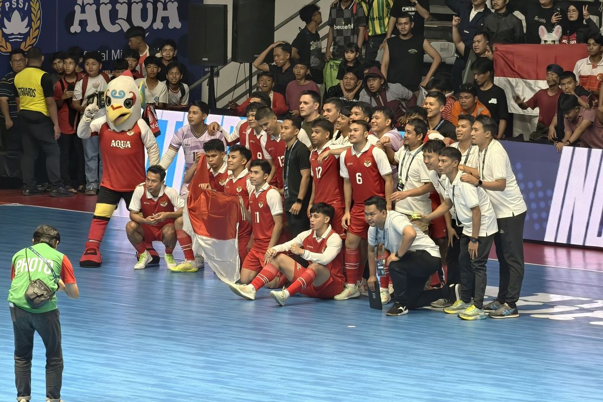 timnas futsal Indonesia, Timnas Futsal, Indonesia vs Australia, federasi futsal indonesia, Hector Souto, Daftar 18 Pemain Timnas Futsal Indonesia Hadapi Australia di Laga Uji Coba