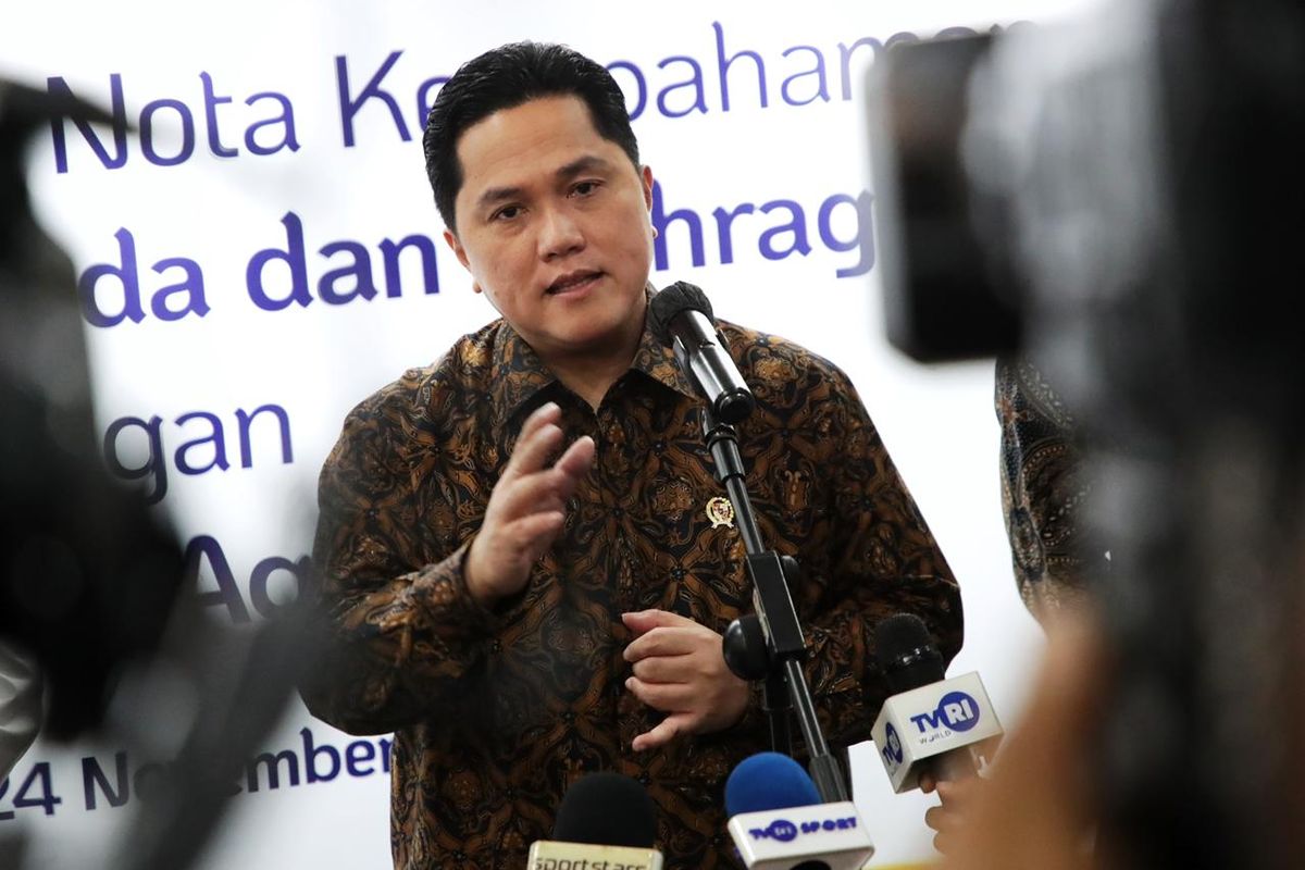PSSI, Timnas Indonesia, erick thohir, pelatih timnas indonesia, Erick Thohir: Pemilihan Pelatih Timnas Indonesia Tidak Perlu Terburu-buru
