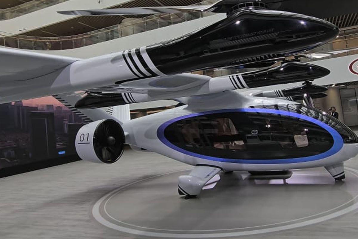 GAC Group, mobil terbang, Govy Airjet, Gove, Auto Shanghai 2025, AION, Aion, Mobil terbang, mobil terbang GAC, mobil terbang China, mobil terbang Govy Airjet, mobil terbang Gove, Menghampiri Govy Airjet dan Gove, Mobil Terbang hingga 250 Km Per Jam
