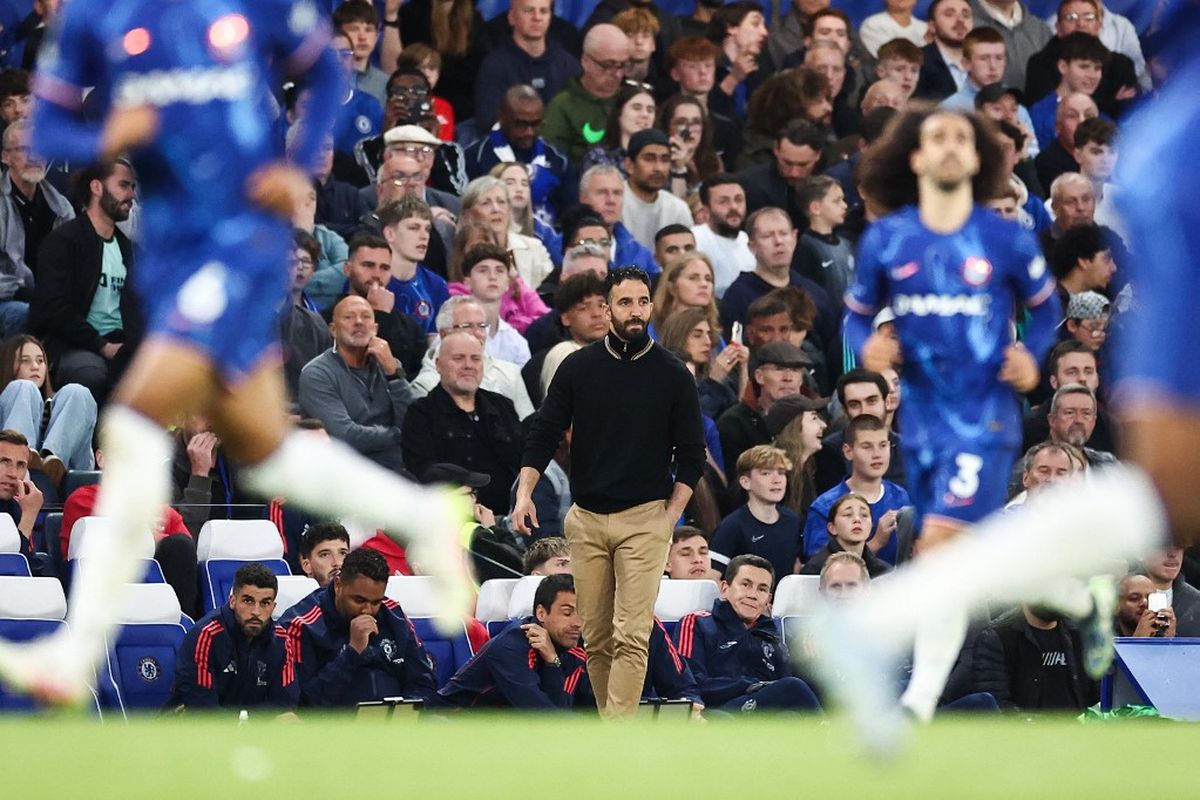 Premier League, Ruben Amorim, Chelsea vs Man United, Liga Inggris, Amorim Setara Pelatih Terburuk Premier League Usai Chelsea vs Man United