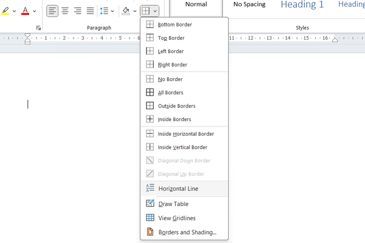 Microsoft Word, cara membuat garis di Word, bagaimana cara membuat garis pada dokumen Word, Cara membuat garis di Word, cara membuat garis di word, Bagaimana cara membuat garis pada dokumen Word, 4 Cara Membuat Garis di Microsoft Word dengan Mudah dan Cepat, 1. Cara membuat garis di Word dengan shortcut kombinasi simbol, 2. Cara membuat garis di Word dengan Border, 3. Cara membuat garis di Word dengan Horizontal Line, 4. Cara membuat garis di Word dengan Shape