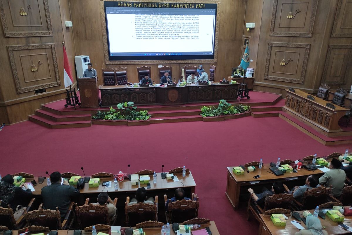 kinerja, Pati, Bupati Sudewo, Pemakzulan Bupati Sudewo, Rapat Paripurna DPRD Pati, Ketegangan dalam Rapat Paripurna DPRD Pati: Pemakzulan Bupati Sudewo Ditolak, Hasil Pemungutan Suara: Rekomendasi Perbaikan Kinerja Bupati, Fraksi PDI-P Mendukung Pemakzulan, Permintaan Maaf dan Tanggapan Masyarakat , Mosi Tidak Percaya dan Protes Massa, Bupati Sudewo: Politisi Gerindra dengan Kontroversial Kenaikan Pajak