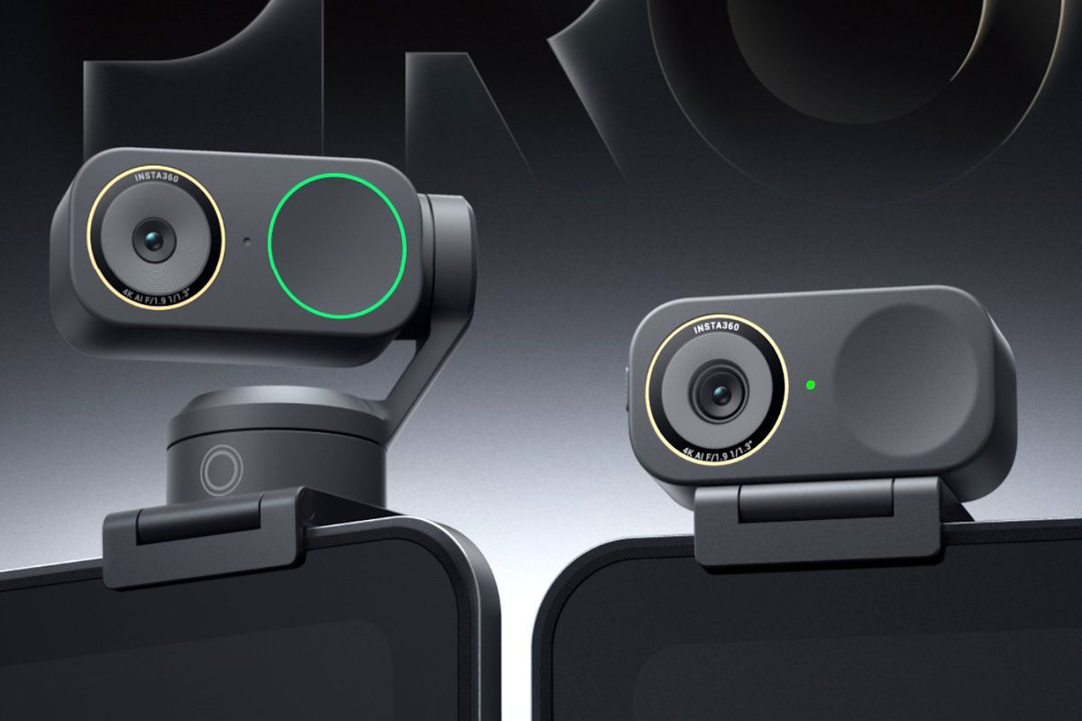 Insta360, webcam, kamera, Insta360 Rilis Webcam 4K, Punya Gimbal dan Bertenaga AI