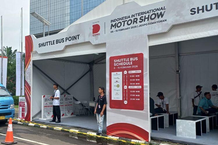 Shuttle bus, JIExpo Kemayoran, Cara Praktis ke IIMS 2026 Saat Musim Hujan, Naik Shuttle Bus Gratis