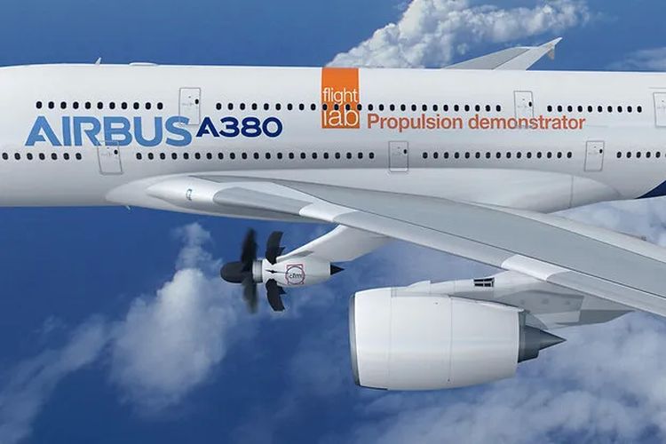 Airbus, Open fan, hybrid-electric, Desain Pesawat Masa Depan, Mesin Open Fan Jadi Andalan?