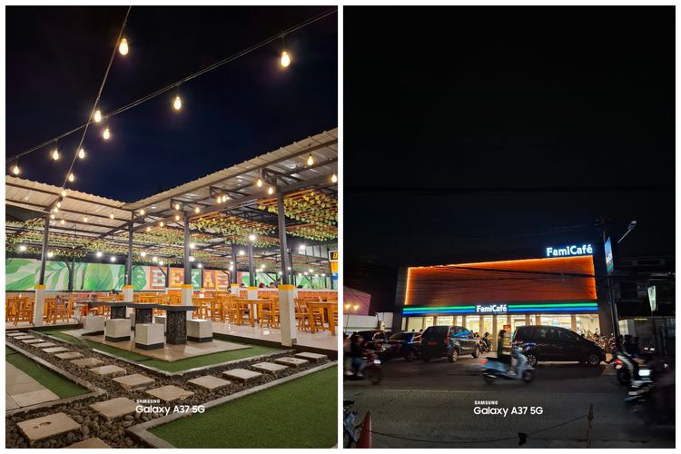 hasil foto, Memotret Siang dan Malam Hari dengan Samsung A37 5G, Hasilnya Tajam dan Detail, Bisa foto sambil bergerak, Nightography yang ciamik, Hasil selfie siang vs minim cahaya, Fitur Galaxy AI yang bikin ngedit makin mudah