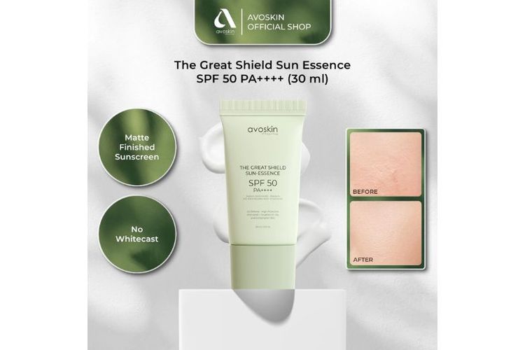 sunscreen, matte, kulit berminyak, sunscreen matte finish, oil control, makeup, Kahf, matte finish, Avoskin, 13 Rekomendasi Sunscreen Matte Finish untuk Kulit Berminyak, 1. SKINTIFIC Matte Fit Serum Sunscreen SPF50+ PA++++, 2. L'Oréal Paris UV Defender Matte &amp; Fresh SPF50+ PA++++, 3. Kahf Invisible Matte Sunscreen Stick SPF50 PA++++, 4. Avoskin The Great Shield Sunscreen SPF 50 PA++++, 5. N'PURE Cica Beat The Sun Matte SPF50+ PA++++, 6. Biore UV Fresh &amp; Bright Oil Control Matte SPF50+ PA+++, 7. Facetology Triple Care Sunscreen SPF40 PA+++, 8. Carasun Healthy Matte UV Protector SPF45 PA++++, 9. The Aubree Artemisia Daily Sunscreen SPF 50 PA++++, 10. TERATU BEAUTY Tinted Physical Sunscreen , 11. LABORÉ Physical Sunscreen SPF50 PA++++, 12. La Roche-Posay Anthelios Anti-Shine SPF50+, 13. Wardah UV Shield Acne Calming Sunscreen Moisturizer SPF35 PA+++