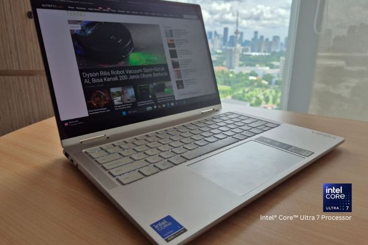 Lenovo, laptop premium, silicone vegan leather, Lenovo Yoga 7i 2-in-1, Begini Rasanya Produktif Seharian Pakai Lenovo Yoga 7i 2-in-1 Berlapis Silicone Vegan Leather