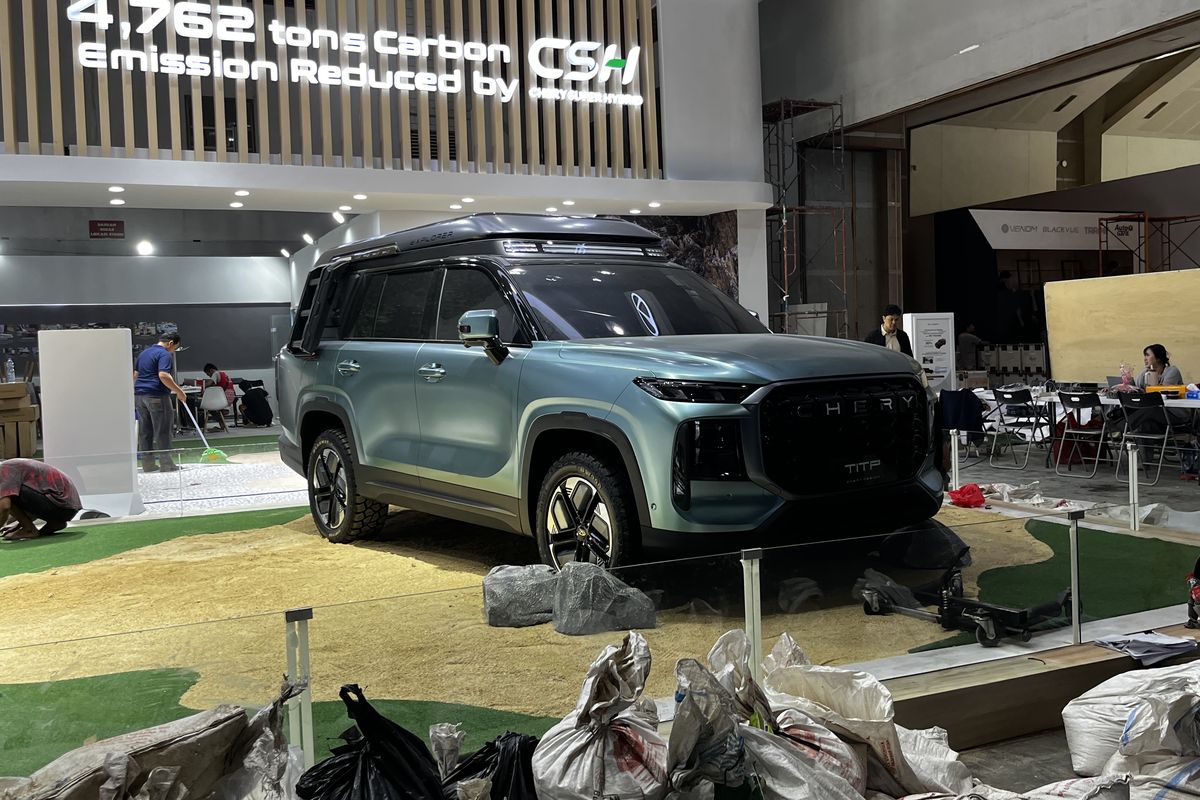 Chery, mobil, Chery T1TP Muncul Saat Proses Loading IIMS 2026