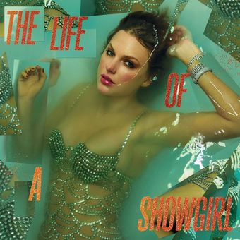 Taylor Swift, the life of a showgirl, busana taylor swift, album taylor swift terbaru, gaya taylor swift, 5 Gaya Taylor Swift untuk Album The Life of a Showgirl, Meriah, 1. Gelang berlian 19 karat di sampul album, 2. Anting 38,88 karat, 3. Blazer oversize ala sutradara, 4. Kostum Bob Mackie dari pertunjukan Jubilee! Las Vegas, 5. Corset rose gold The Blonds dengan headdress Bob Mackie