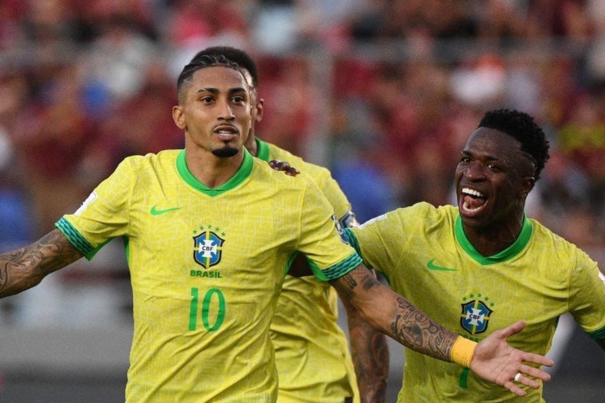 Timnas Brasil, Piala Dunia 2026, Raphinha, Neymar, Carlo Ancelotti, Pujian Carlo Ancelotti untuk Raphinha, Diklaim Penyerang Terbaik Dunia