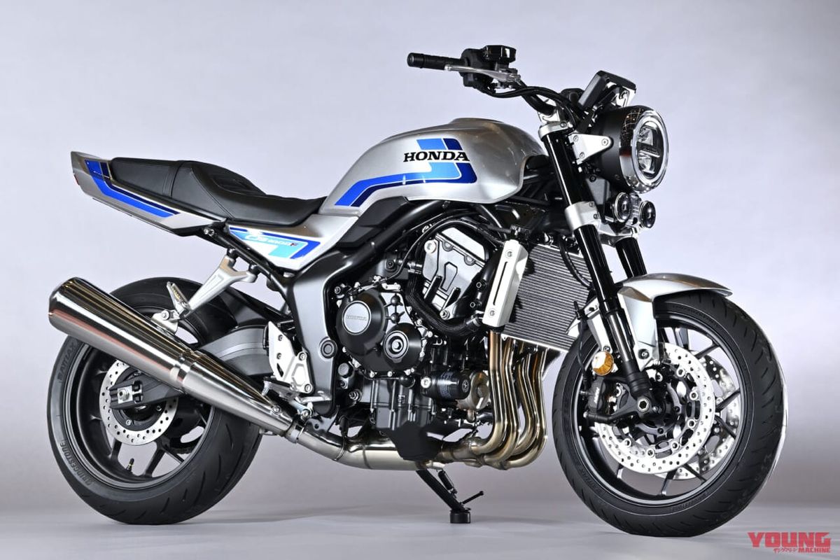 motor balap, desain klasik, Motor balap, teknologi modern, Honda CB1000F, Mengintip Honda CB1000F Concept: Nostalgia Motor Balap