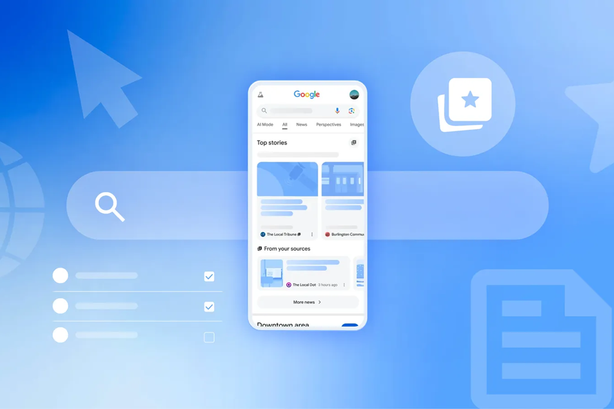 Google, Preferred Sources, media, berita, Top Stories, sumber pilihan, pencarian Google, Fitur Baru Google Search, Pengguna Bisa Pilih Media Favorit di Hasil Pencarian
