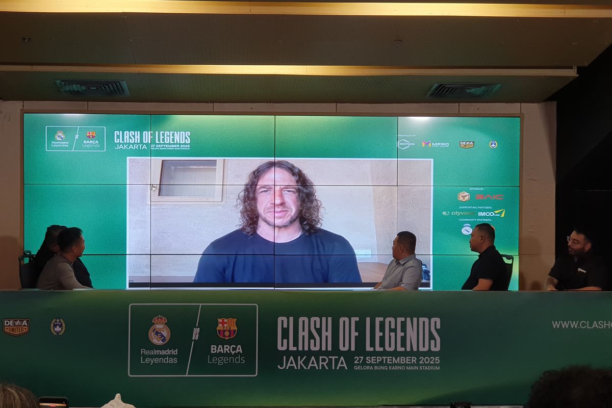 Jakarta, Barcelona, Real Madrid, Xavi, El Clasico, pepe, Raul Gonzalez, Rivaldo, Luis Figo, Bale, stadion GBK, Barcelona vs Real Madrid, laliga, Real Madrid Vs Barcelona, kroos, Seedorf, Clash of Legends, puyol, Bintang Barcelona dan Real Madrid Legends yang Dipastikan Tampil di GBK, Antusiasme Carles Puyol, Gareth Bale dan Toni Kroos Tidak Akan Hadir, Raul Gonzales dan Xavi Bisa Ikut Main?, Pelatih Belum Dikonfirmasi
