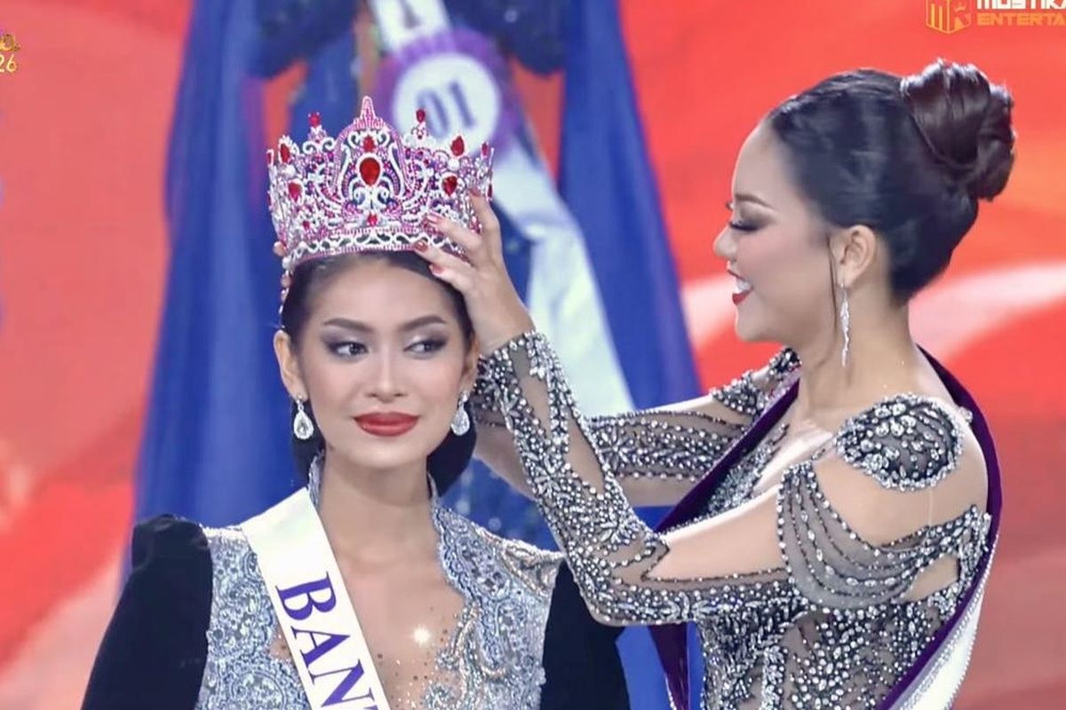 Puteri Indonesia 2026, Agnes Aditya Rahajeng Resmi Dinobatkan Jadi Puteri Indonesia 2026, Penampilan memukau di babak penentuan, Terima estafet dari Puteri Indonesia 2025, Busana Tradisional Terinspirasi Badak Banten, Empat pemenang utama Puteri Indonesia 2026