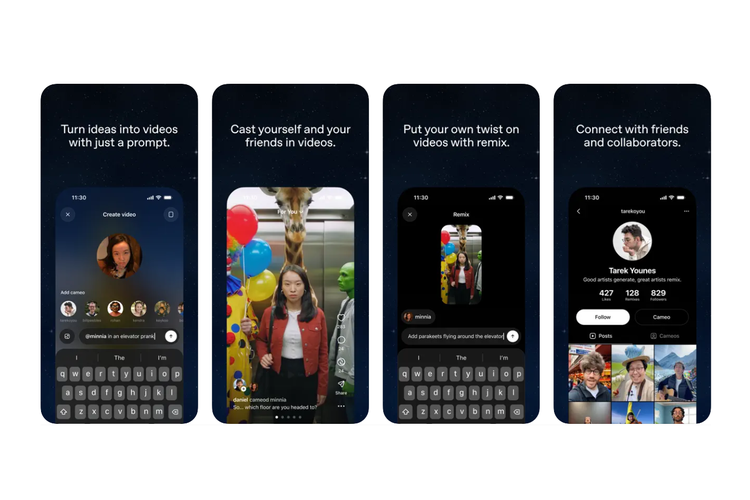 chatGPT, OpenAI, sam altman, CEO OpenAI, model AI, Sora, sora 2, video generative ai, sora by openai, aplikasi sora, OpenAI Rilis Sora 2, Model AI Pembuat Video Realistis yang Paham Hukum Fisika
