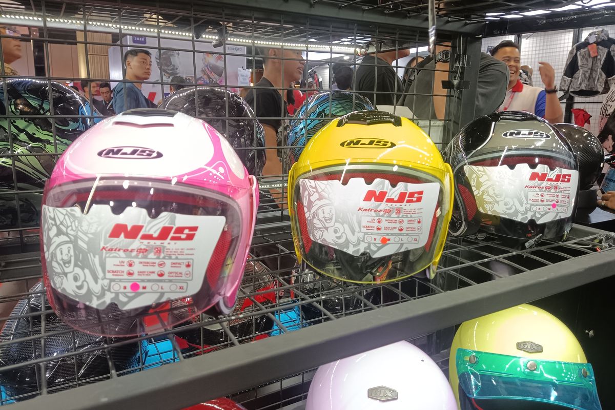 merek helm lokal, helm anak, IMHAX 2025, helm Kairoz Kidz, Rekomendasi Helm Khusus Anak di IMHAX 2025