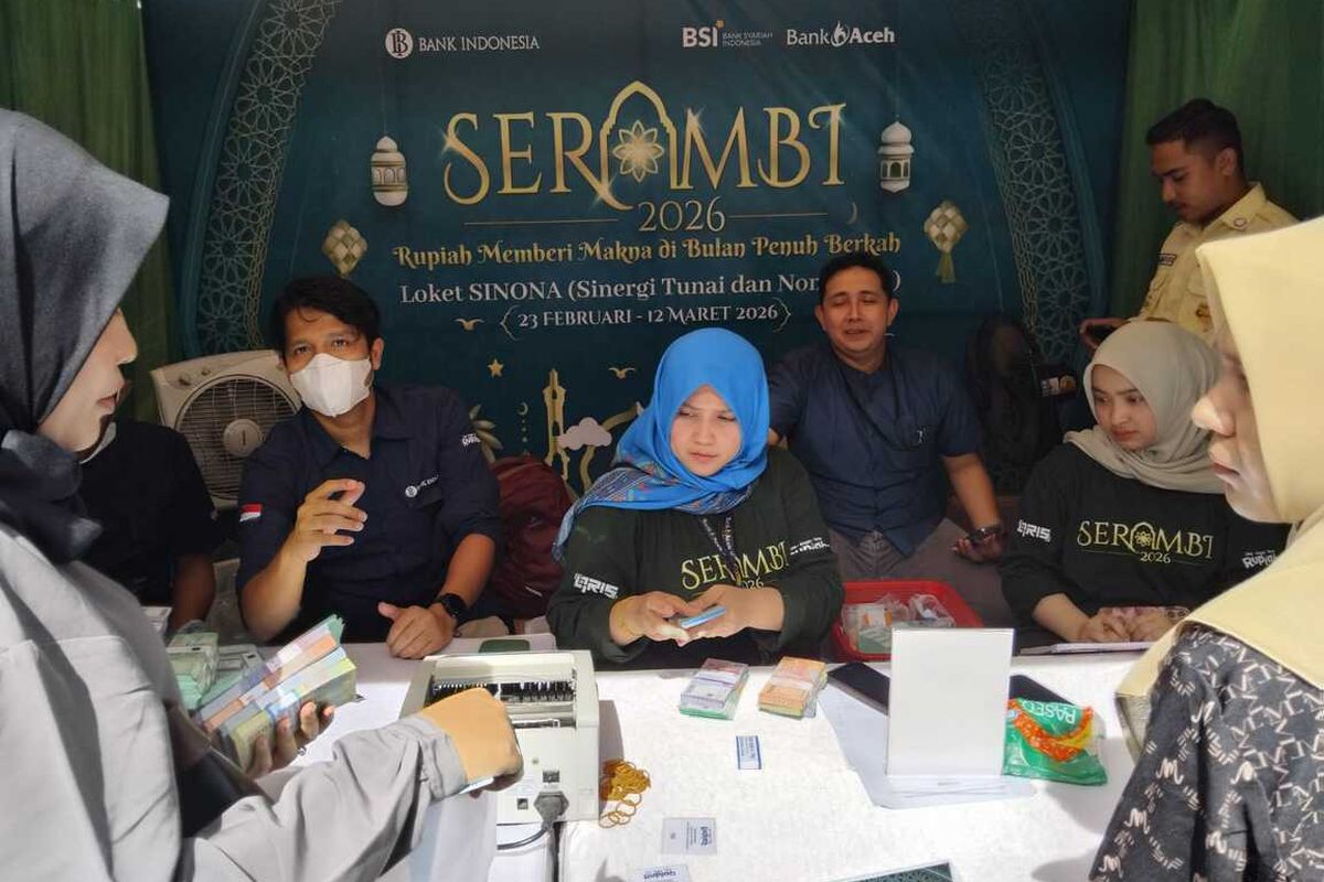 tukar uang baru 2026, lokasi tukar uang baru 2026, Jadwal Tukar Uang Baru di Aceh, Berikut 18 Lokasi Penukarannya