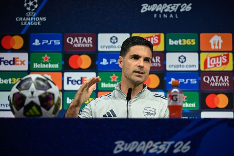 final UCL, Arsenal, PSG vs Arsenal, Liga Champions, Mikel Arteta, Link Live Streaming PSG Vs Arsenal di Final UCL 2025-2026