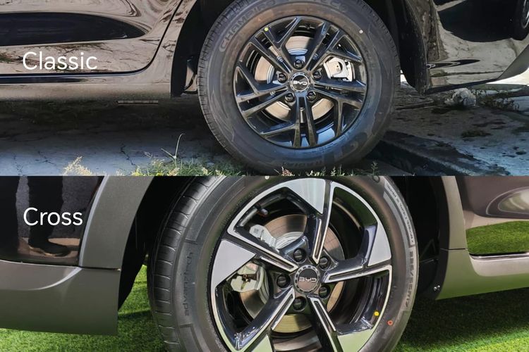 M6 DM, BYD M6 DM, Ulik Perbedaan BYD M6 DM Classic dan Cross, Tampilan sampai Baterai