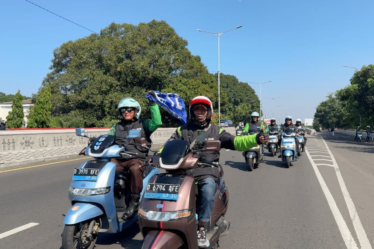 iQube S, TVS iQube S, motor listrik, TVS Gelar Riding iQube S Bareng Komunitas Bandung