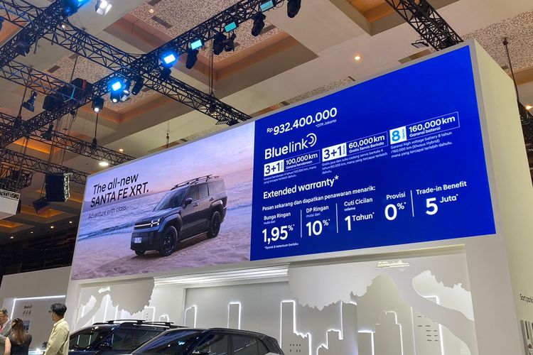 Santa Fe, IIMS 2026, Kredit Hyundai Santa Fe XRT, Cicilan mulai Rp 23 Jutaan