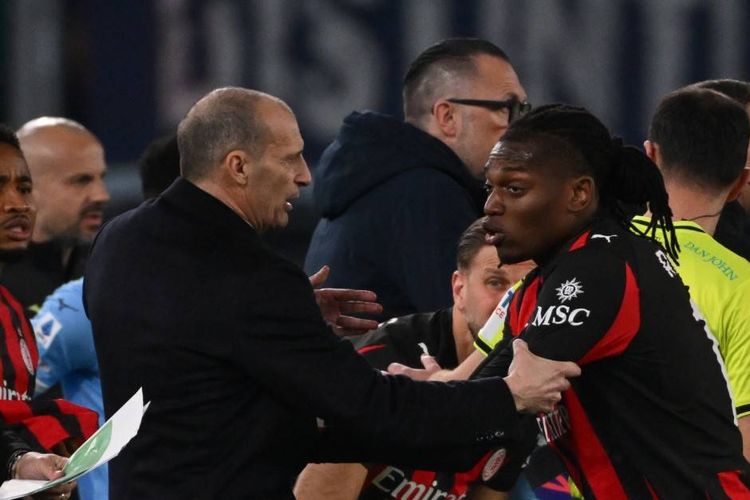 Lazio, AC Milan, Rafael Leao, Daniel Maldini, Rafael Leao Bertingkah di AC Milan, Harus Belajar dari Daniel Maldini