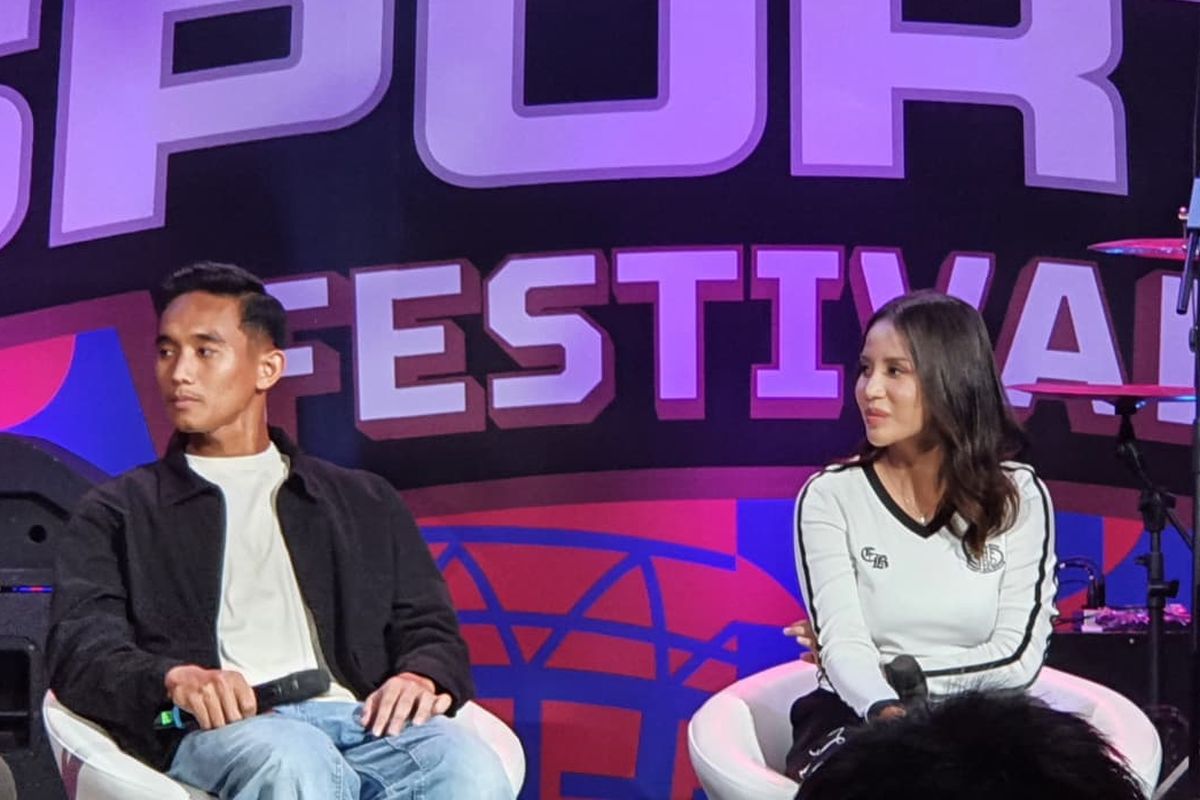 Rizky Ridho, Timnas Indonesia, Vidio Sports Festival, shafira ika putri, Rizky Ridho dan Shafira Ika Ungkap Gaya Kepemimpinan di Timnas