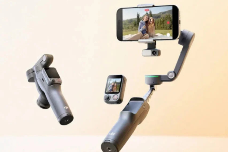 DJI Osmo Mobile 8P, gimbal, DJI Osmo Mobile 8P Meluncur, Gimbal yang Punya Layar Lepas-pasang