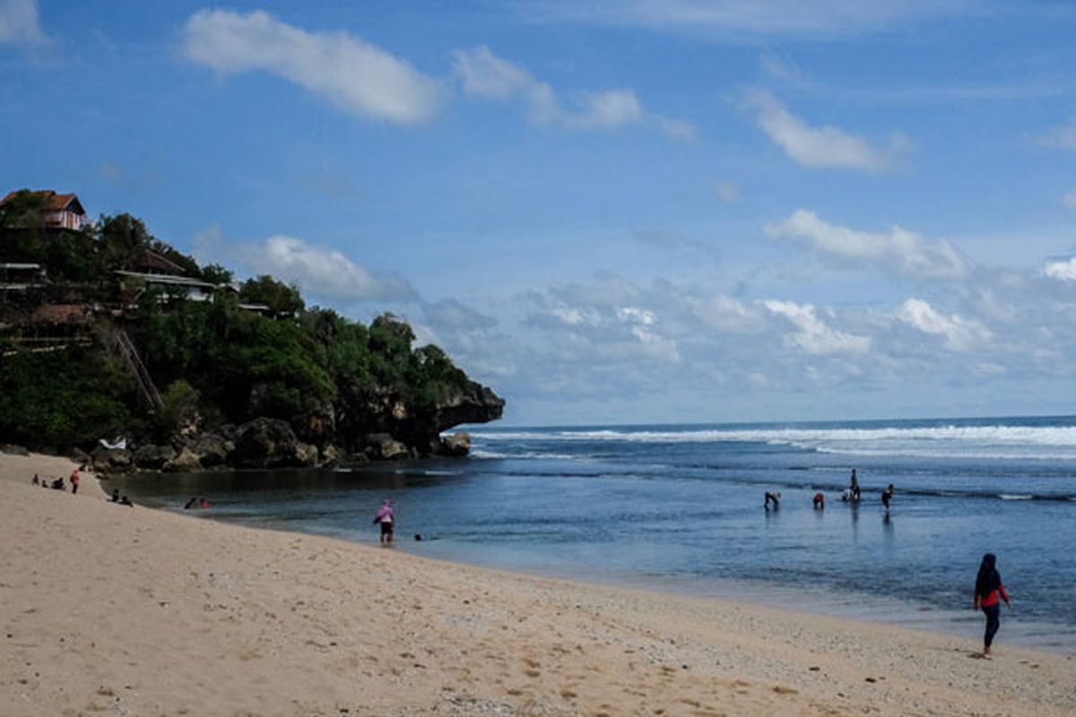 padusan, Padusan di Pantai Gunungkidul, Gelombang Diprediksi Landai