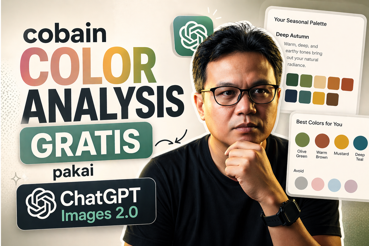 ChatGPT, Threads, color analysis, ChatGPT Images 2, Ikutan Tren Viral, Saya Coba ChatGPT Images 2.0 untuk Bikin Color Analysis Gratis